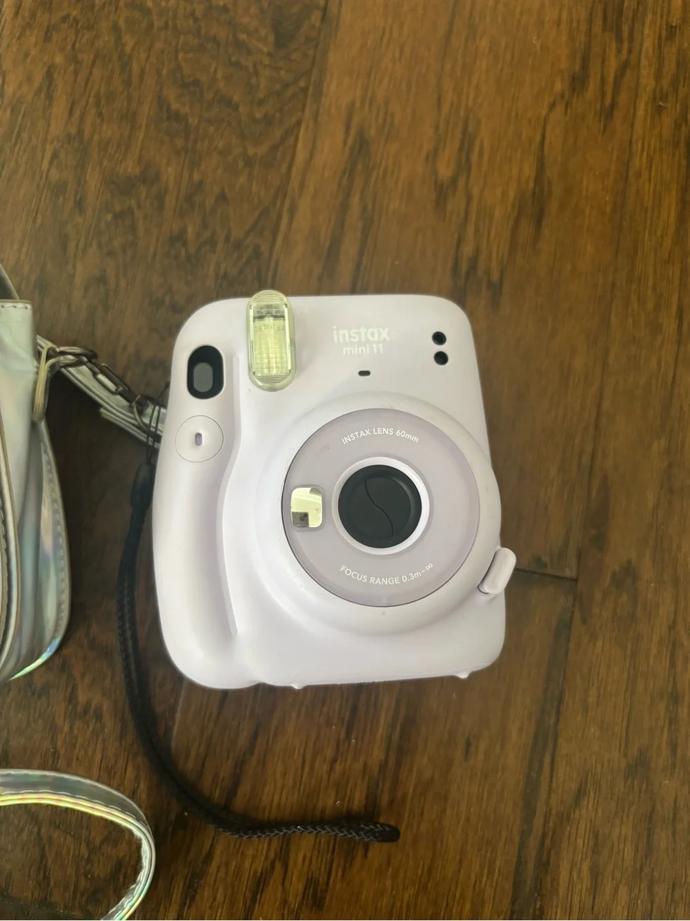 Instax Mini 11 Instant Polaroid Camera with Holographic Carry Case - Lilac